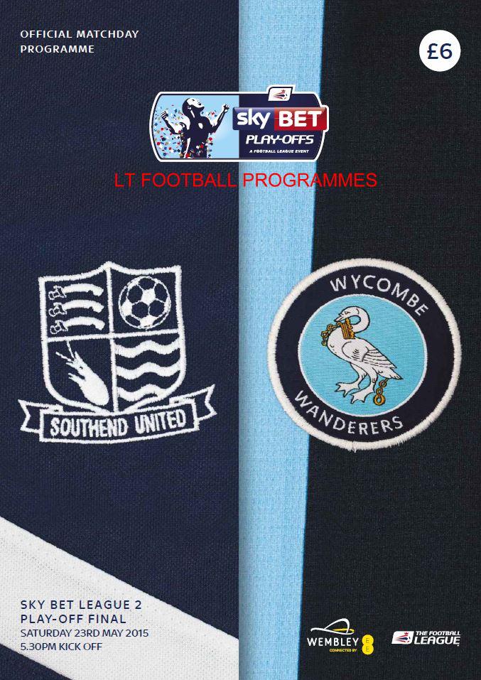 2015 LEAGUE TWO PLAY-OFF FINAL - SOUTHEND v WYCOMBE WANDERERS